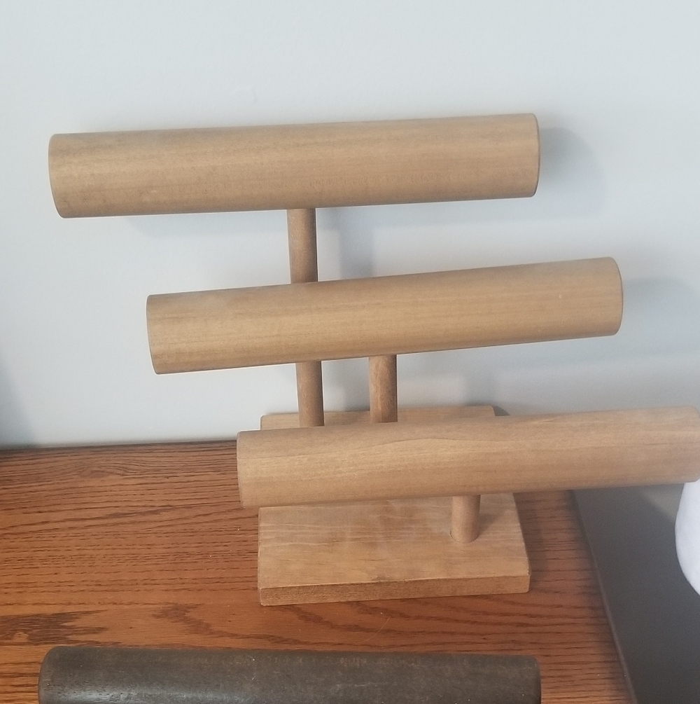 Wooden Jewelry Display Stand